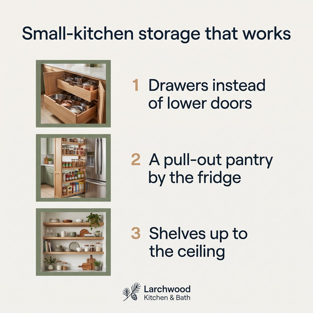 Small-kitchen storage that works