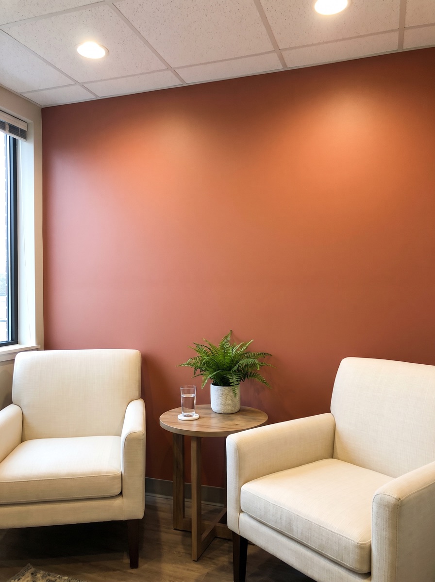 The consult room the week the nurse started. The owner took it on her phone between clients.