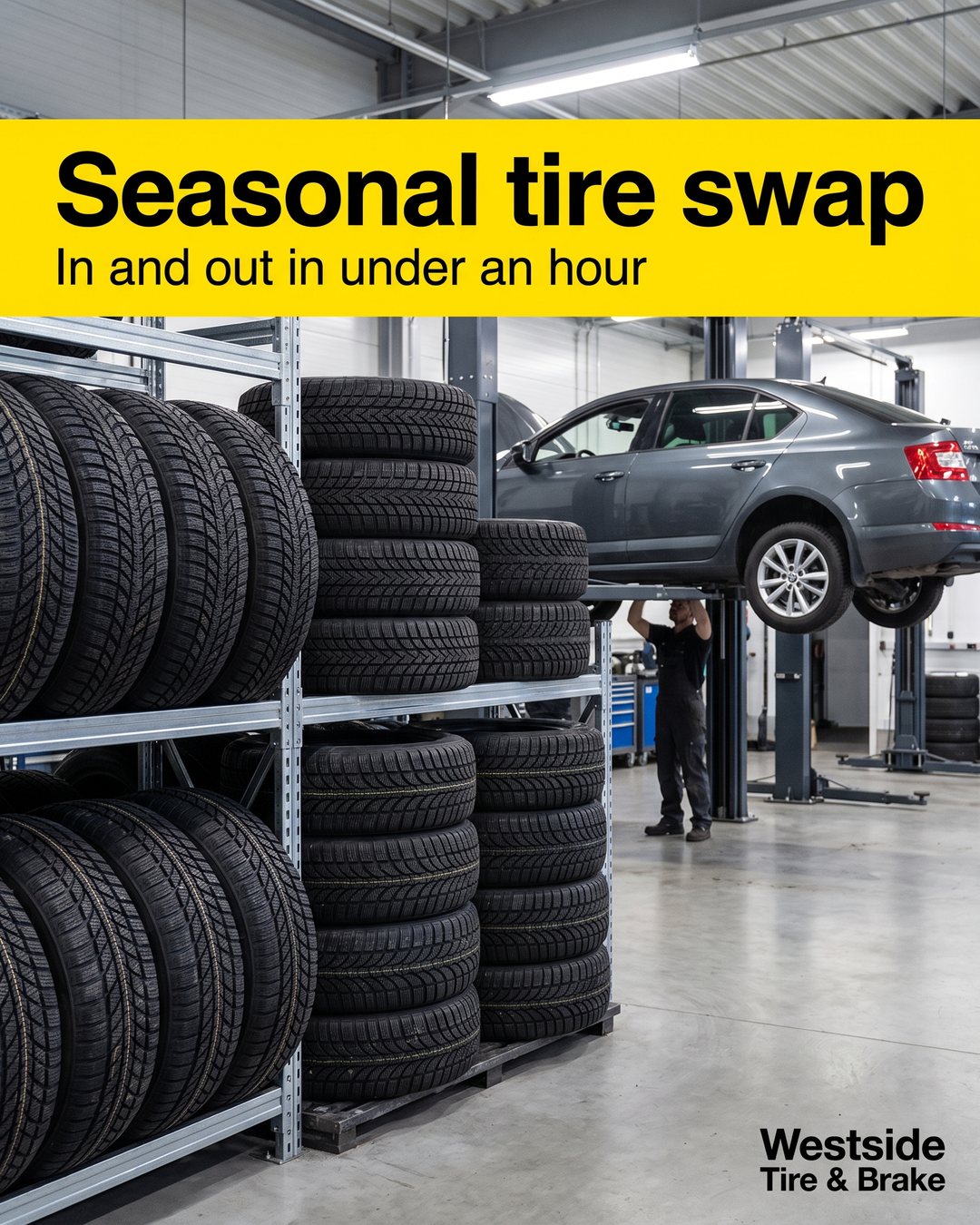 Seasonal tire swap