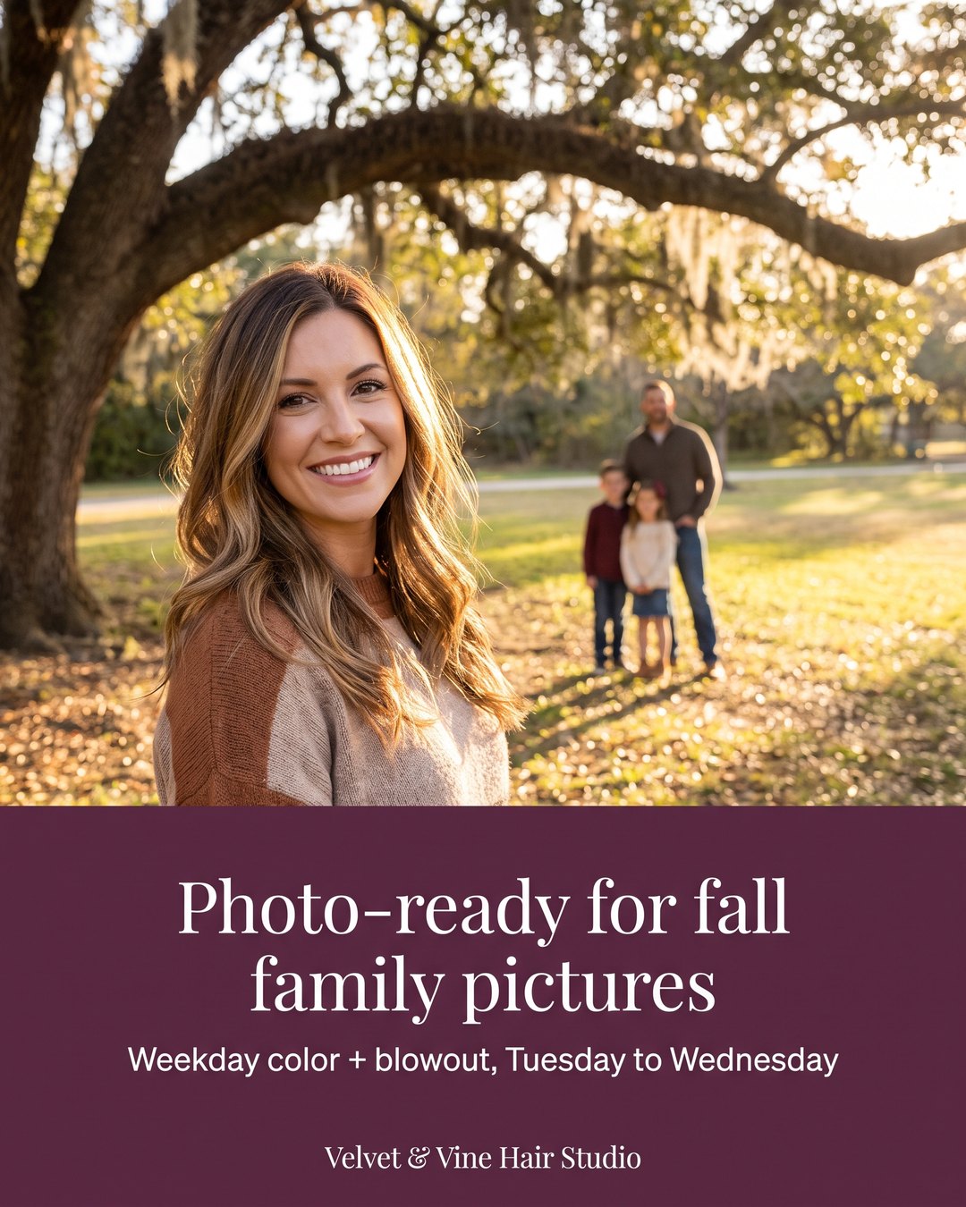 Photo-ready for fall family pictures