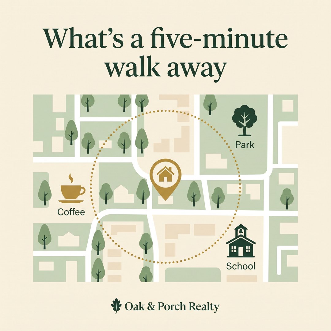 What’s a five-minute walk away