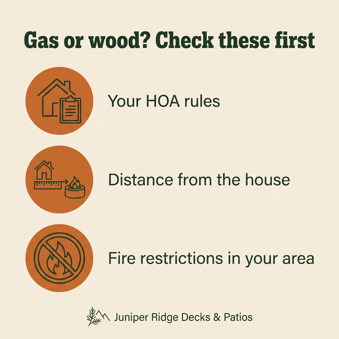 Gas or wood? Check these first