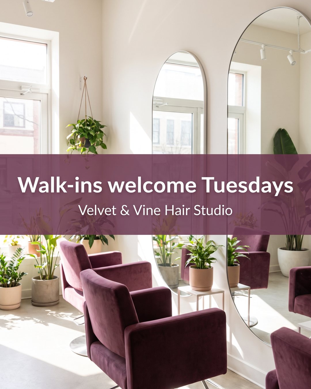 Walk-ins welcome Tuesdays